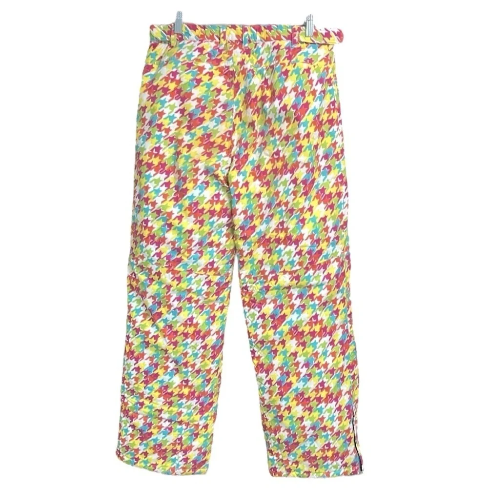 LL Bean Quilted Ski Pants Multi Colored
